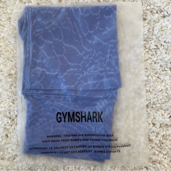 GYMSHARK Adapt Animal Seamless Cycling Shorts - Blue - Picture 7 of 9